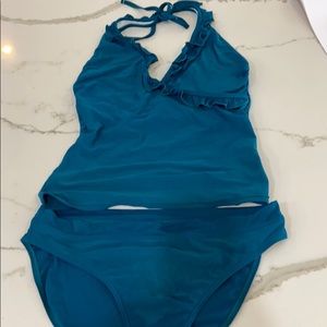 Pretty teal tankini 2 piece